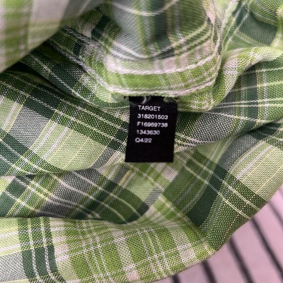 Houston White Kiwi Men's short sleeve button front shirt pockets NWT size 5X - Picture 7 of 7